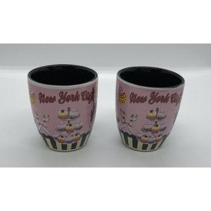 2 Kitchen Chic Coffee Mini Mugs NYC Espresso Cup Straight out Of Your Dr…